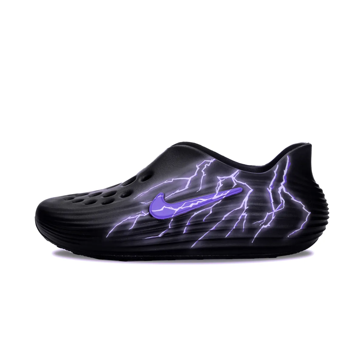 Nike ReactX Rejuven8 Fashion Clogs Unisex Black Purple