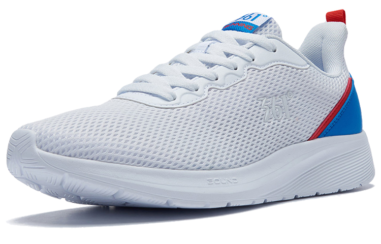 361° Cushioning Breathable And Resilient Low top Running Shoes Men’s White Blue