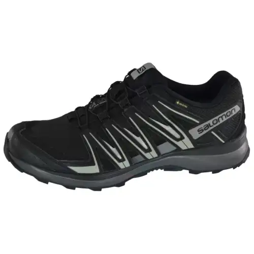 SALOMON Slip Resistant, Abrasion Resistant, Breathable Low top Trail Running Shoes Men's Black
