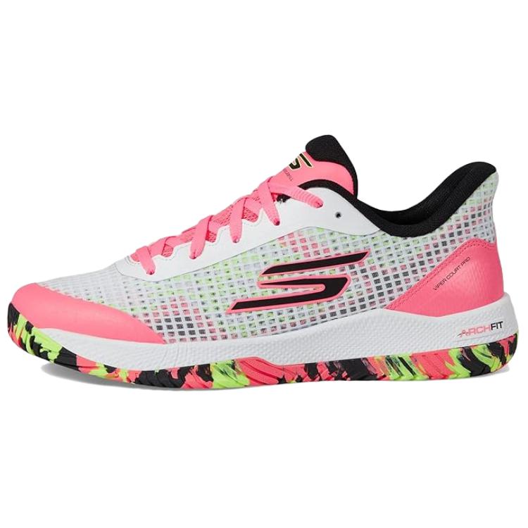 Skechers Viper Court Pro Sneakers 'White Pink Black'