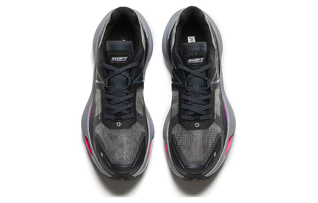 Anta Cushioning Low top Running Shoes Men’s Black Red