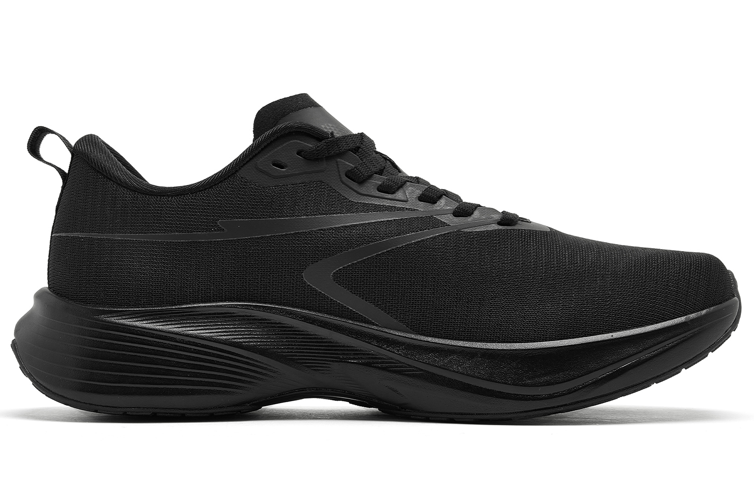 QIAODAN Cushioning Abrasion Resistant Balance Lightweight Low top Q KUNGFU Pro Running Shoes Men’s Black Coal Gray