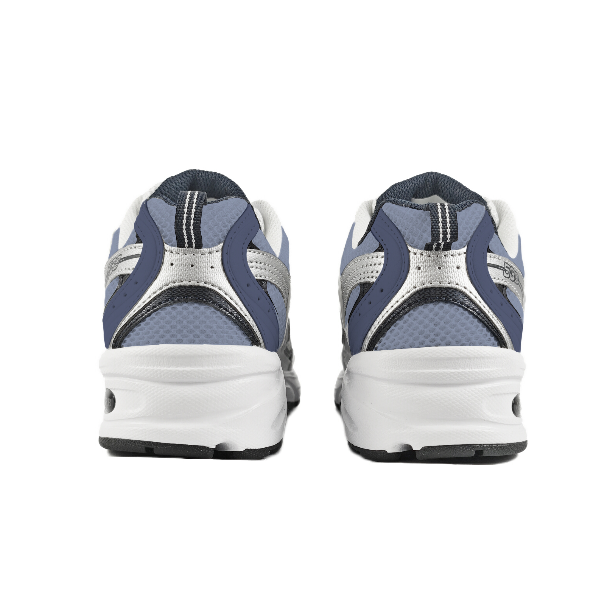 New Balance NB 530 Mesh, Textile, Artificial Leather Abrasion Resistant Low top Running Shoes Unisex Blue