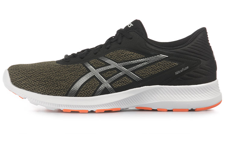 ASICS Nitrofuze Running Shoes Men's Low Top Jasper/Black