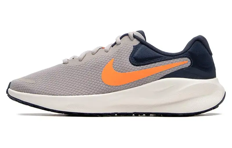 Nike Revolution 7 Light Iron Ore Thunder Blue Sail Total Orange