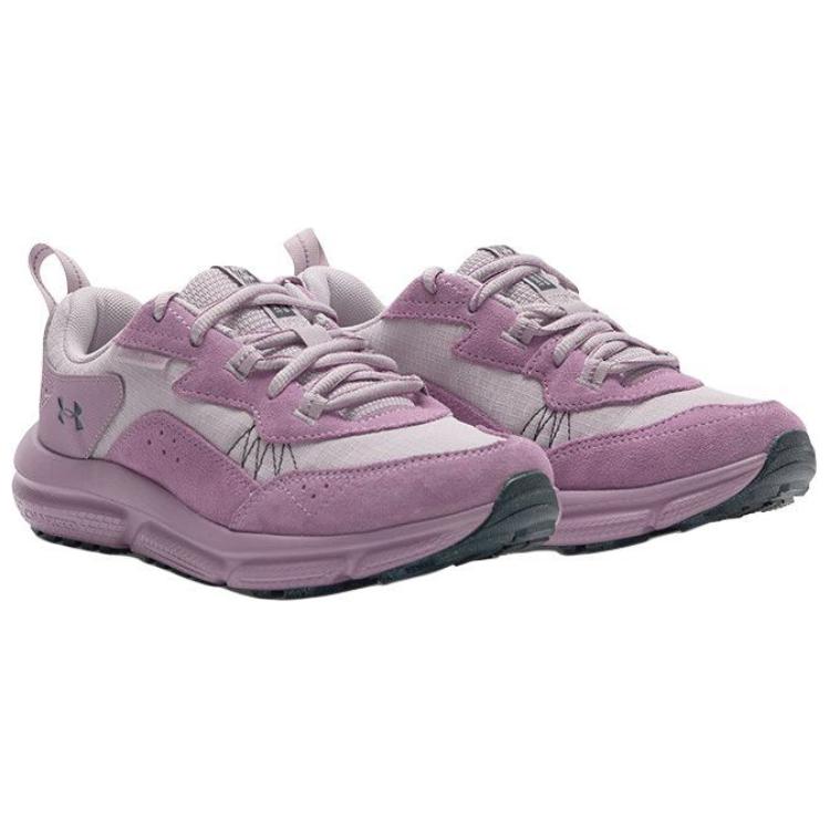 Under Armour Charged Verssert 2 Abrasion Resistant Low top Casual City Commuting Running Shoes Women’s Gray Pink