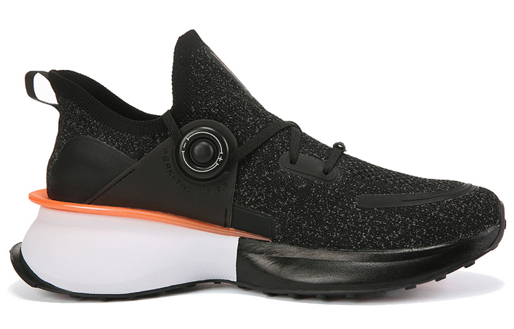 PEAK Tai Ji2.0 Running Shoes Men’s Low Top Black/Orange