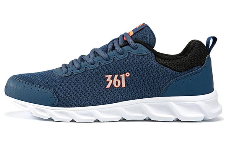 361° Mesh Cushioning Slip Resistant Low top Running Shoes Men’s Blue Black