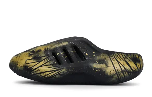 Adidas Originals AdiFOM IIInfinity Mules Abrasion Resistant Closed Toe Slippers Unisex Black Gold