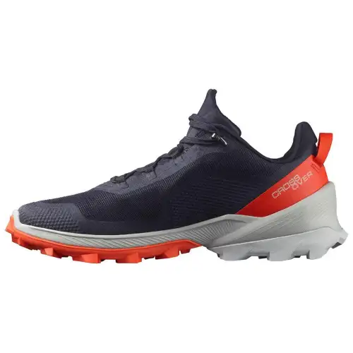 SALOMON Cross Over Textile, Synthetic Leather Cushioning Slip Resistant Abrasion Resistant Low top Outdoor Shoes
