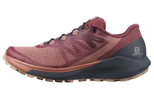SALOMON Sense Ride 4 Running Shoes Women's Low Top Red/Black