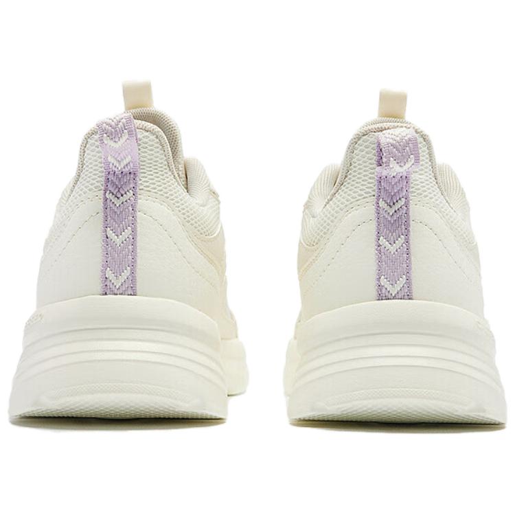 QIAODAN Cushioning Abrasion Resistant Cushioning, Wear Resistant Low top Running Shoes Women's White Purple