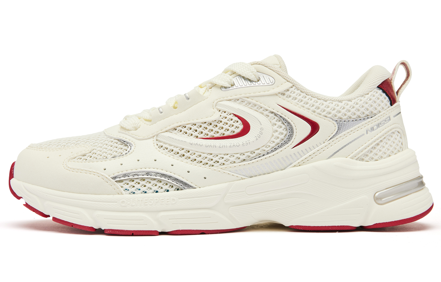 QIAODAN Kaiyuan SE Running Shoes Women’s Low Top White Red