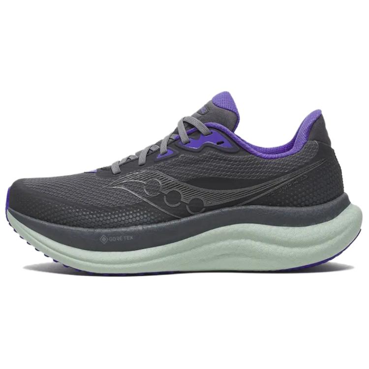 Saucony Triumph Victory 23 Cushioning Abrasion Resistant Breathable Low top Running Shoes Women’s Gray