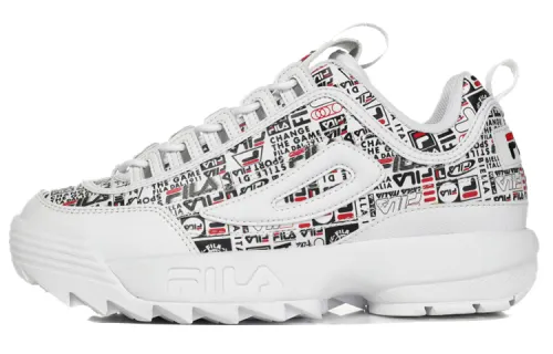 FILA Disruptor 2 Textile, Synthetic Leather Cushioning Abrasion Resistant Breathable Low top Chunky Sneakers Unisex