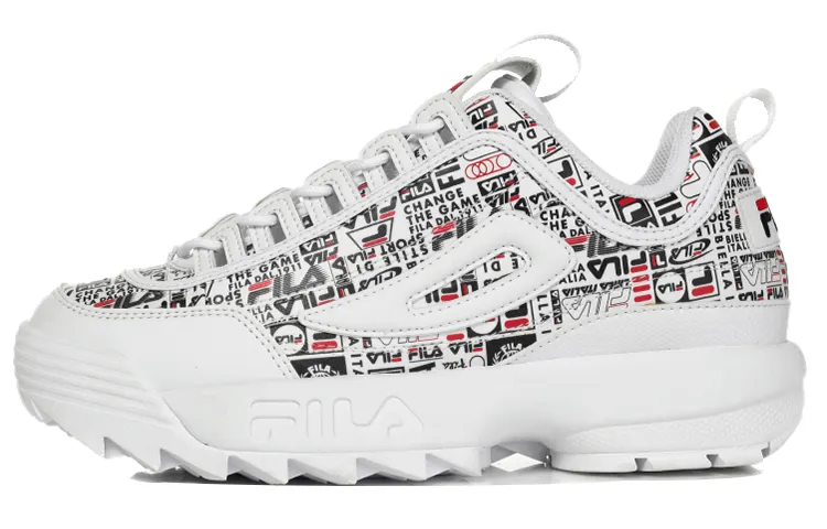 FILA Disruptor 2 Textile, Synthetic Leather Cushioning Abrasion Resistant Breathable Low top Chunky Sneakers Unisex