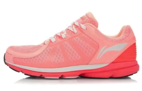 Li Ning Running Shoes Women's Low Top Neon Peach Red/Fluorescent Flame Red