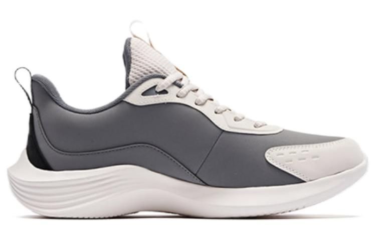 QIAODAN Light Cloud Cushioning Lightweight Cushioning Lightweight Low top Running Shoes Men’s Black Gray