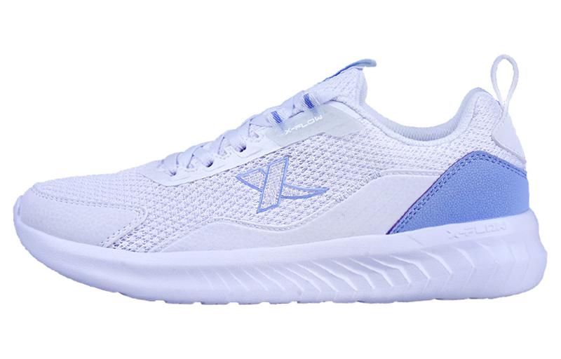 XTEP X FLOW Slip Resistant, Abrasion Resistant, Breathable Low top Running Shoes Women’s White Purple