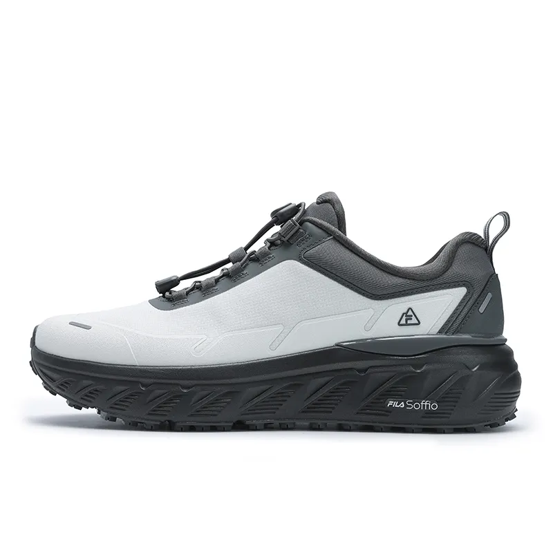 FILA Explorer Abrasion Resistant Low top Outdoor Shoes Men's Haze Gray