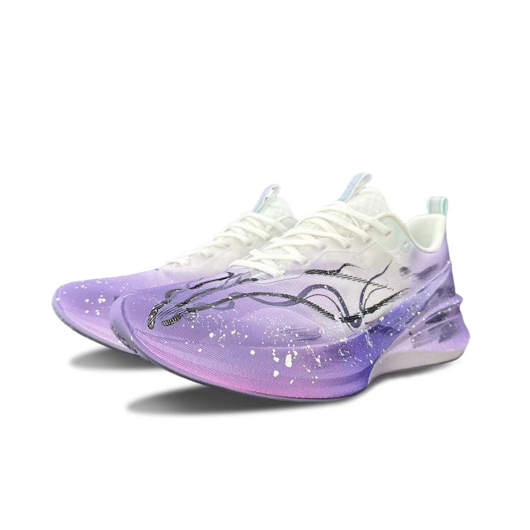 Li Ning Red Hare 8PRO Cushioning Abrasion Resistant Breathable Low top Training Running Shoes Unisex Purple