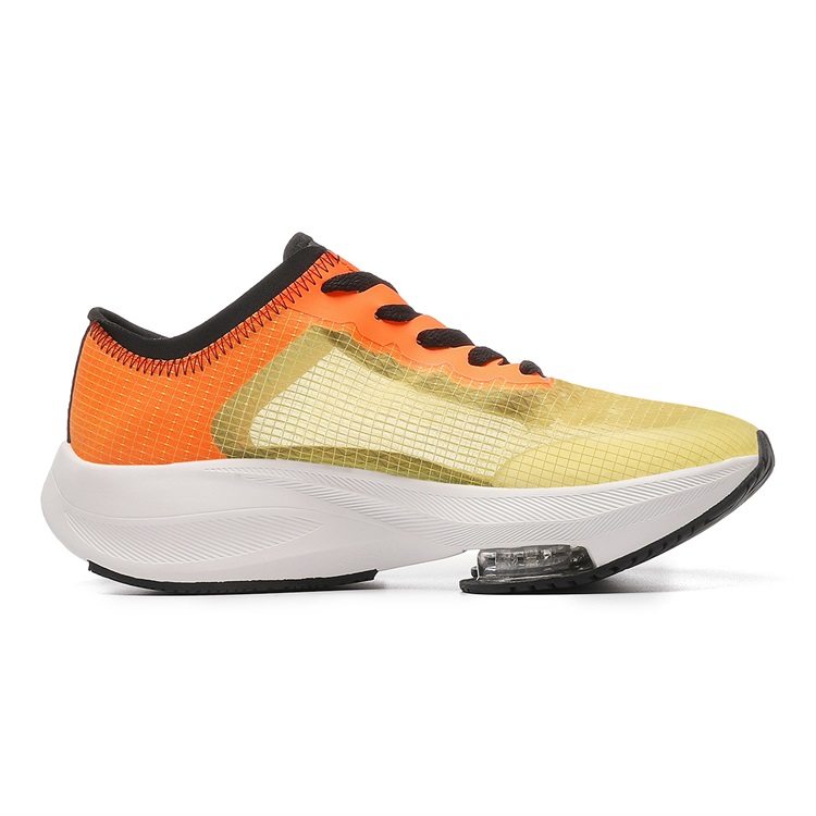 Voit Cushioning Rebound Abrasion Resistant Lightweight Breathable Low top Air Cushion Running Shoes Unisex Orange