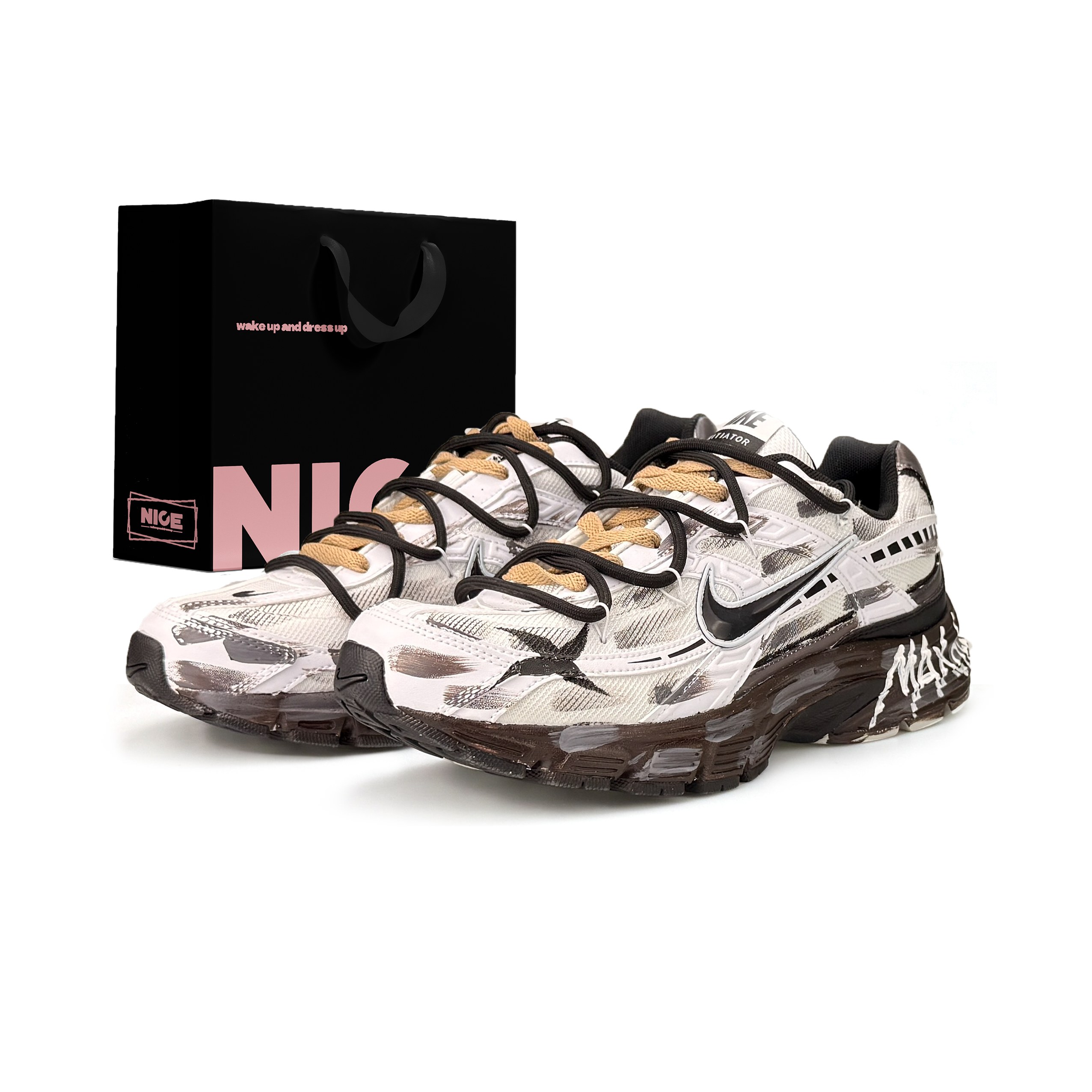 Nike Initiator Cushioning Abrasion Resistant Breathable Low top Casual Physical Fitness Test & Exam City Commuting