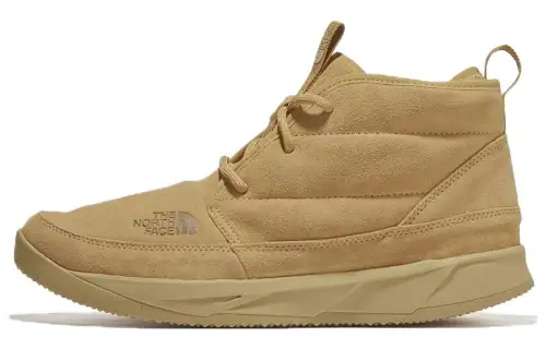 THE NORTH FACE Nse Chukka Nupsi Chukka Cushioning, Wear Resistant High top Outdoor Shoes Men's Yellow