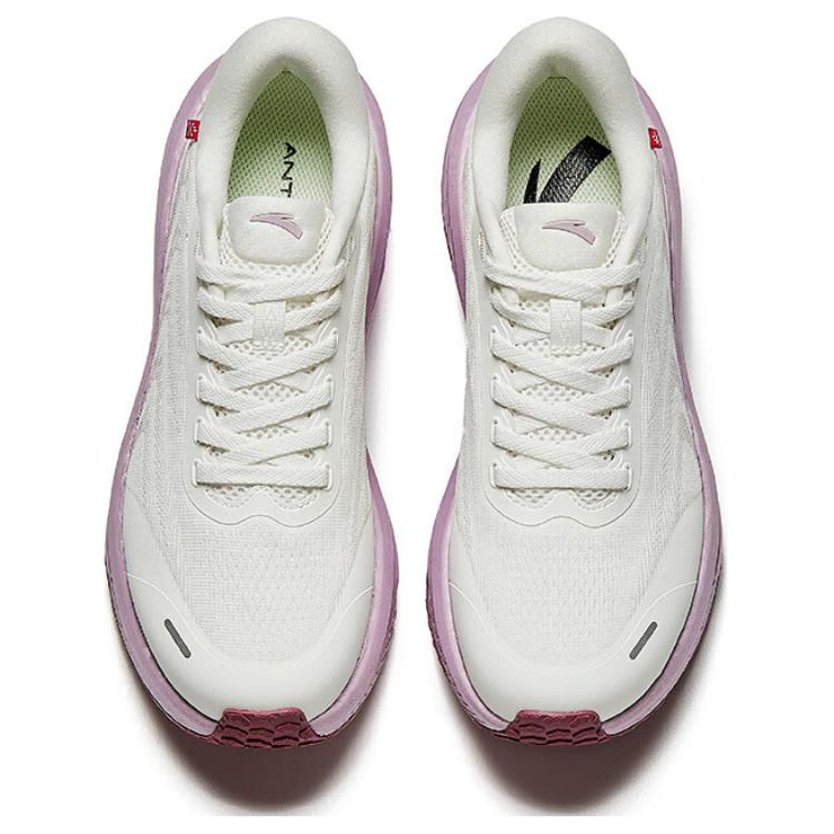 Anta Ark Fabric Cushioning, Wear Resistant Low top Running Shoes Women’s White Purple