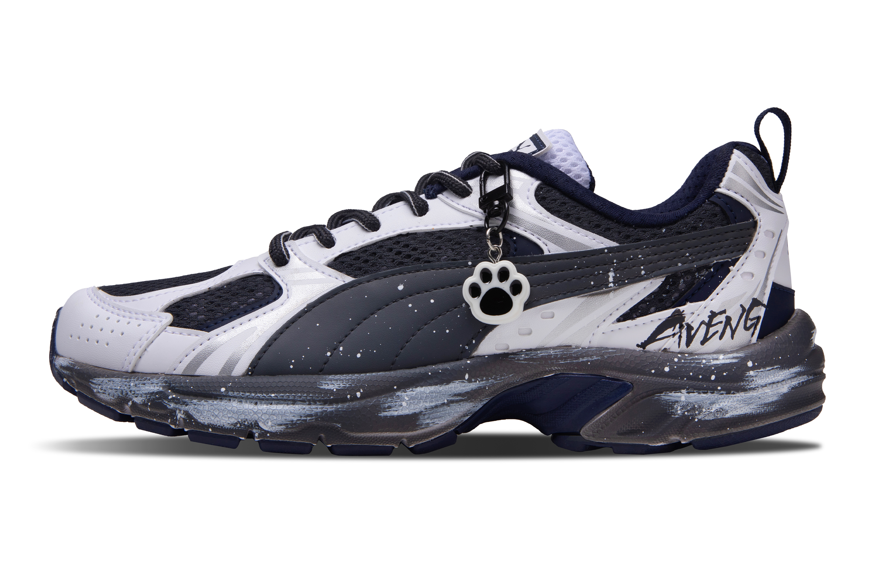 PUMA Milenio Abrasion Resistant Low top Casual City Commuting Running Shoes Unisex Dark Gray