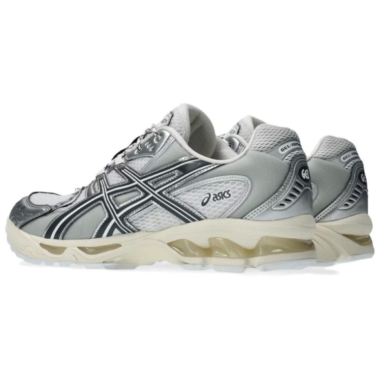 ASICS GEL Nimbus 10.1 Low top Casual Running Shoes Unisex White Silver