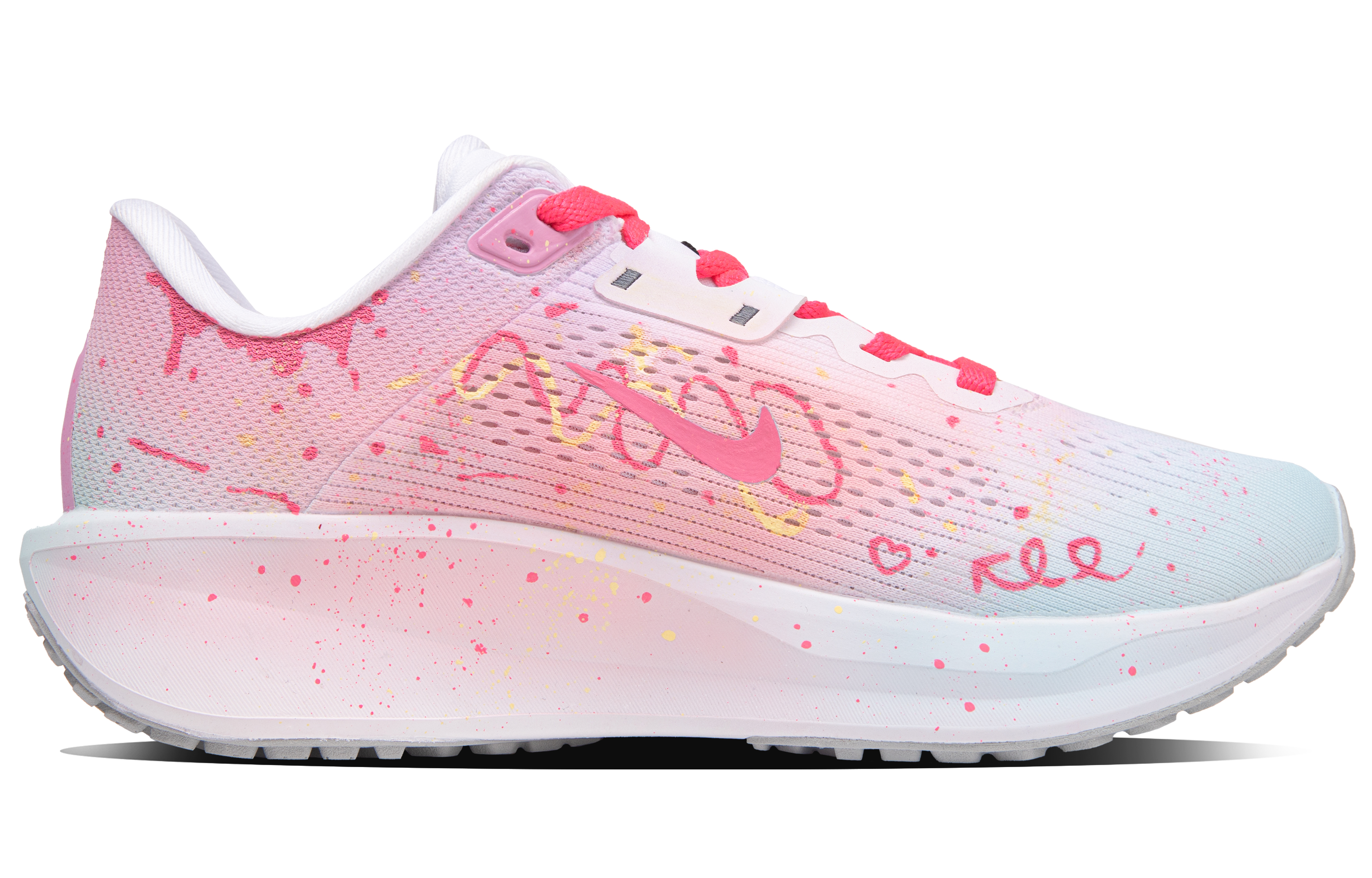Nike Quest 6 Slip Resistant Abrasion Resistant Low top Running Shoes Unisex Pink