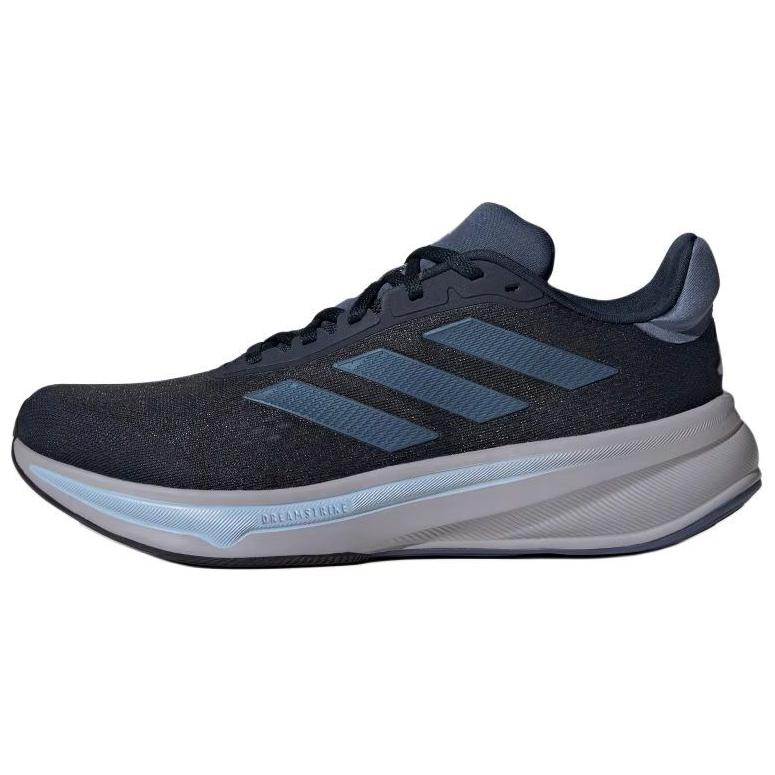 Adidas Response Super Slip Resistant Abrasion Resistant Low top Casual Running Shoes Men’s Black Blue