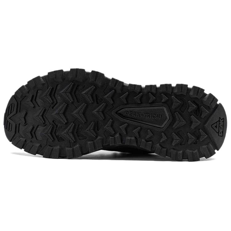 PEAK Cushioning Slip Resistant Abrasion Resistant Low top Outdoor Shoes Unisex Gray Black