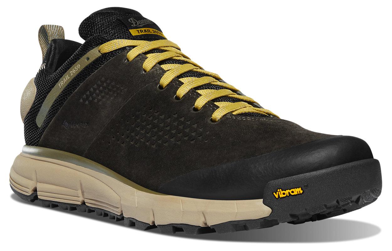 Danner Trail 2650 Suede Low top Athletic Shoes Men’s Black Yellow