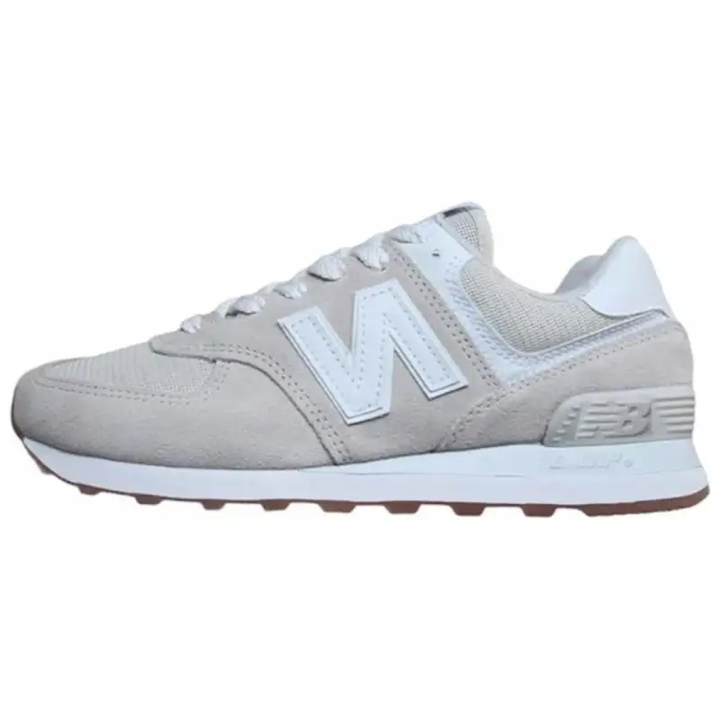 New Balance 574 Series Low Tops Retro Gray White Women's