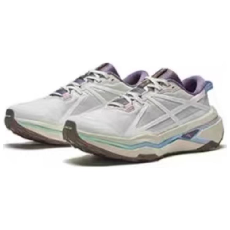 Anta Peregrine Falcon 2 Slip Resistant Abrasion Resistant Low top Running Shoes Women’s Beige Purple