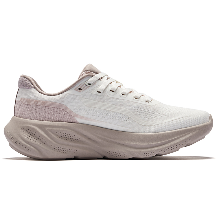 Erke Abrasion Resistant Breathable Low top Casual Running Shoes Women’s Microcrystalline White Angelica Gray