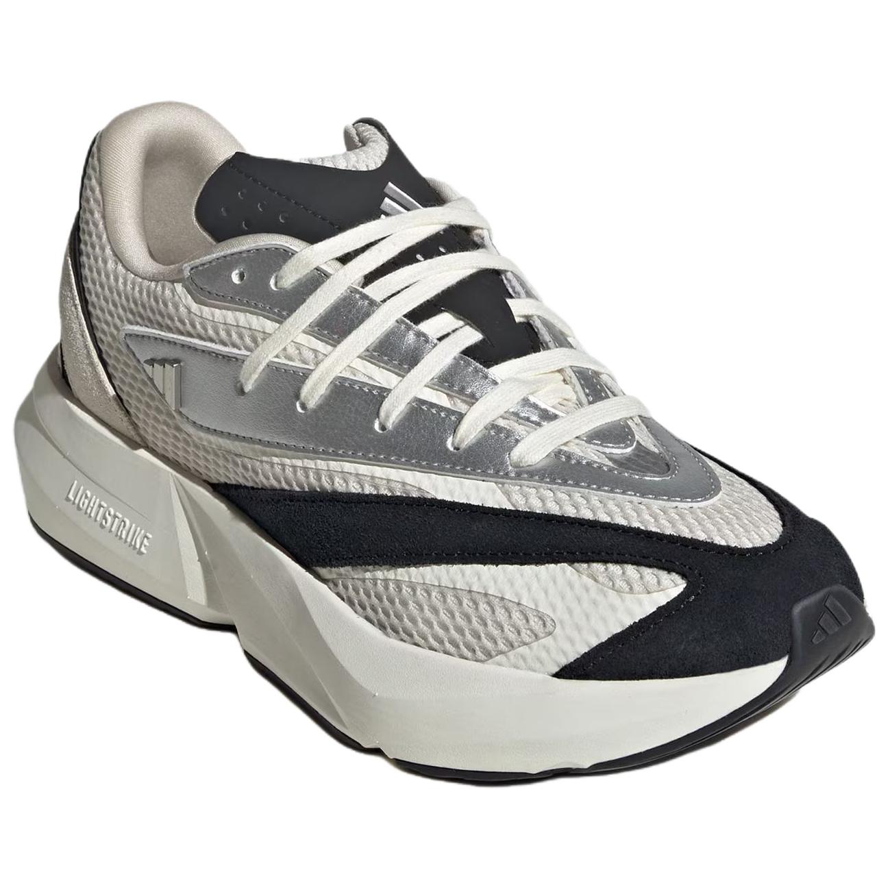 Adidas LIGHTBLAZE Textile, Leather LightStrike Casual Running Shoes Women’s Beige Silver