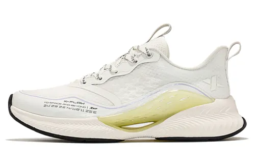 Xtep Hydrogen Wind 4.0 shock-absorbing, non-slip, wear-resistant, low-top running shoes, women's beige
