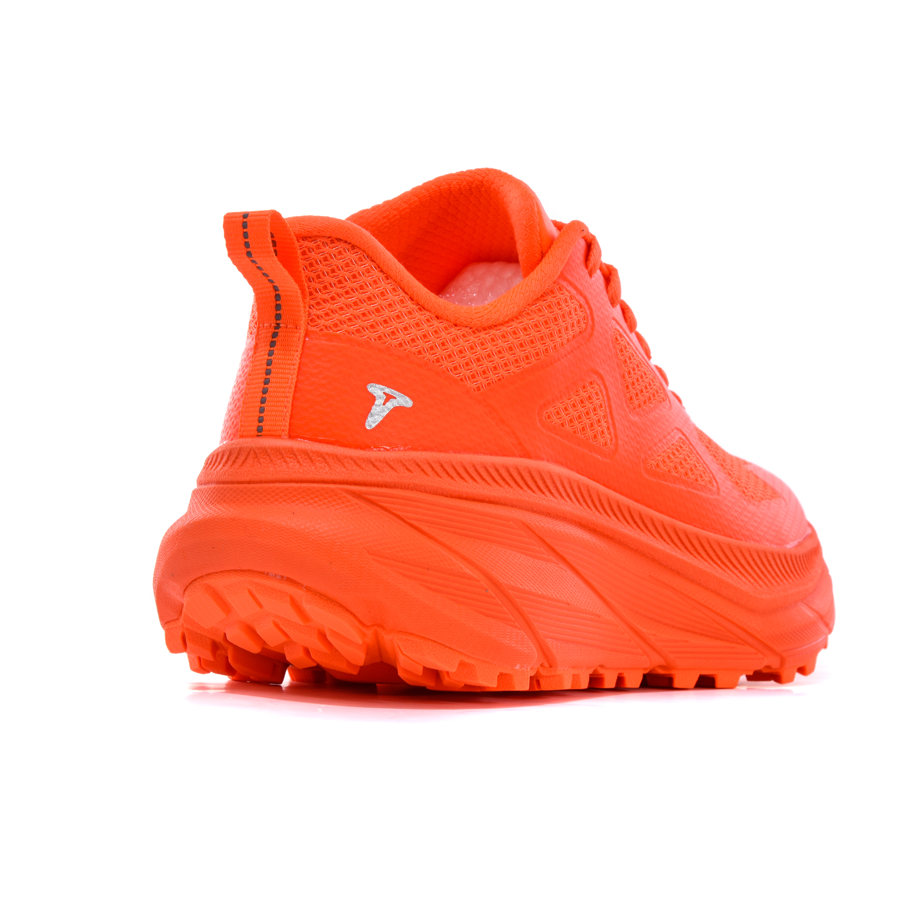 TREEPERI Cushioning, Slip Resistant, Lightweight, Height Enhancing Low Top Running Shoes Unisex Fluorescent Orange