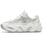 Anta Slip Resistant Abrasion Resistant Low top Chunky Sneakers Women's White Gray