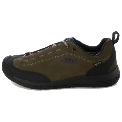 Keen Jasper II WP Comfortable Slip Resistant Slip Resistant Low top Outdoor Shoes Men's Green Brown