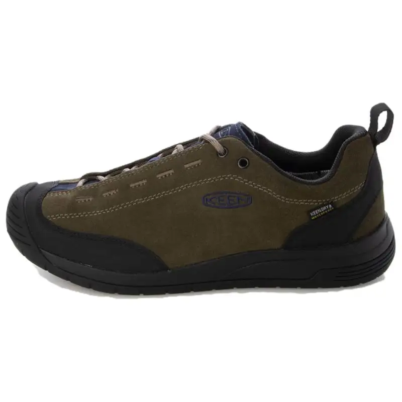 Keen Jasper II WP Comfortable Slip Resistant Slip Resistant Low top Outdoor Shoes Men's Green Brown
