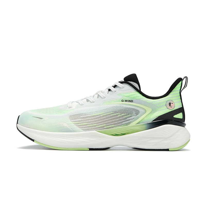 QIAODAN Shui Running Shoes Men’s Low Top Jordan White/Glacier Blue