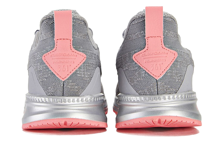 361° Q Rebound Technology Cushioning Low top Running Shoes Women’s Gray Pink
