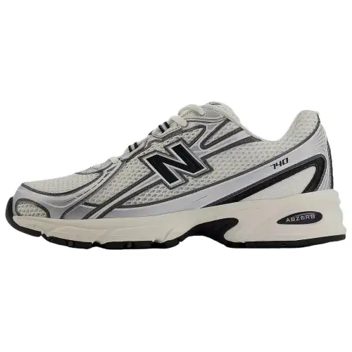 740 New Balance 'Sea Salt Black Silver Metallic'