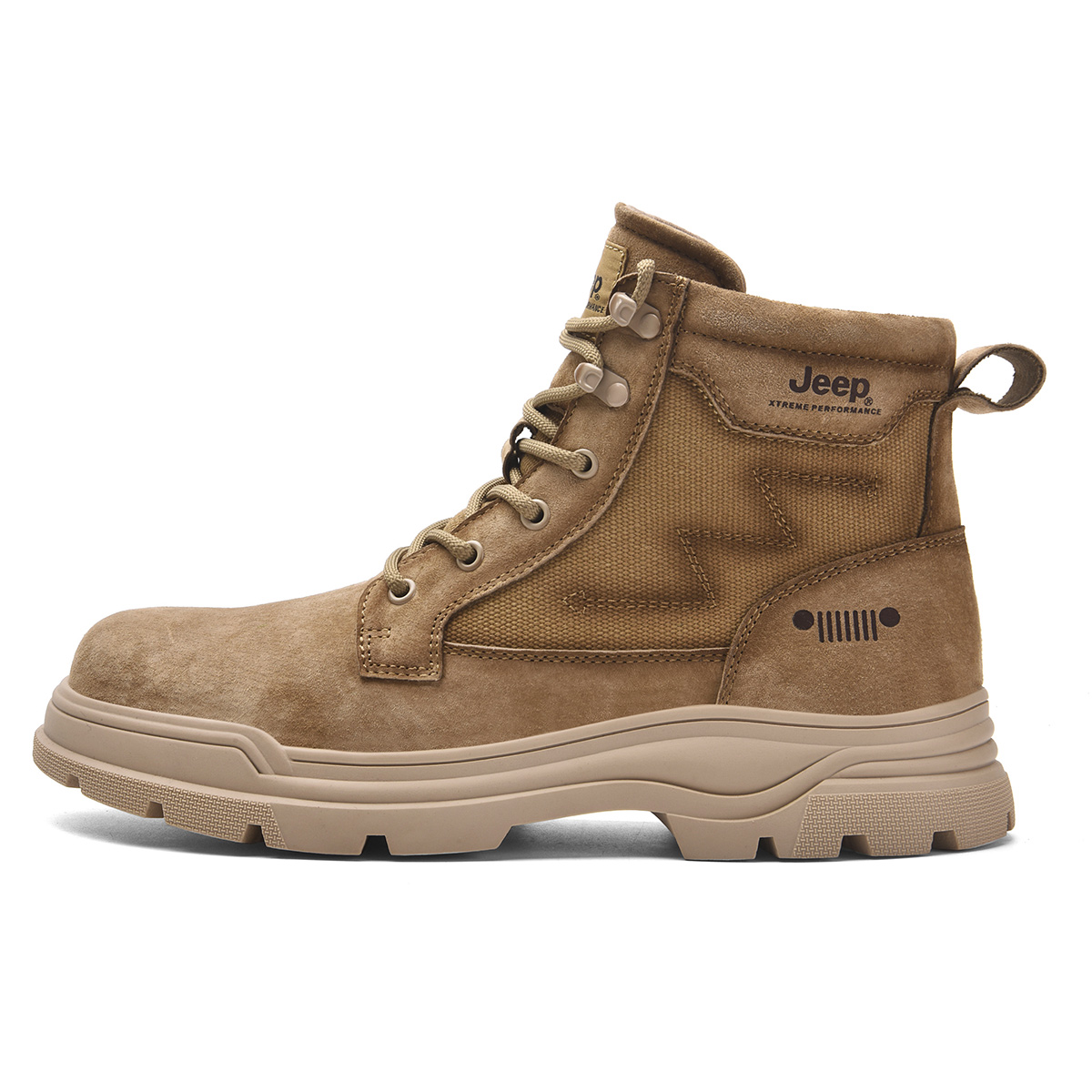 Jeep High top Outdoor Shoes Men’s Khaki