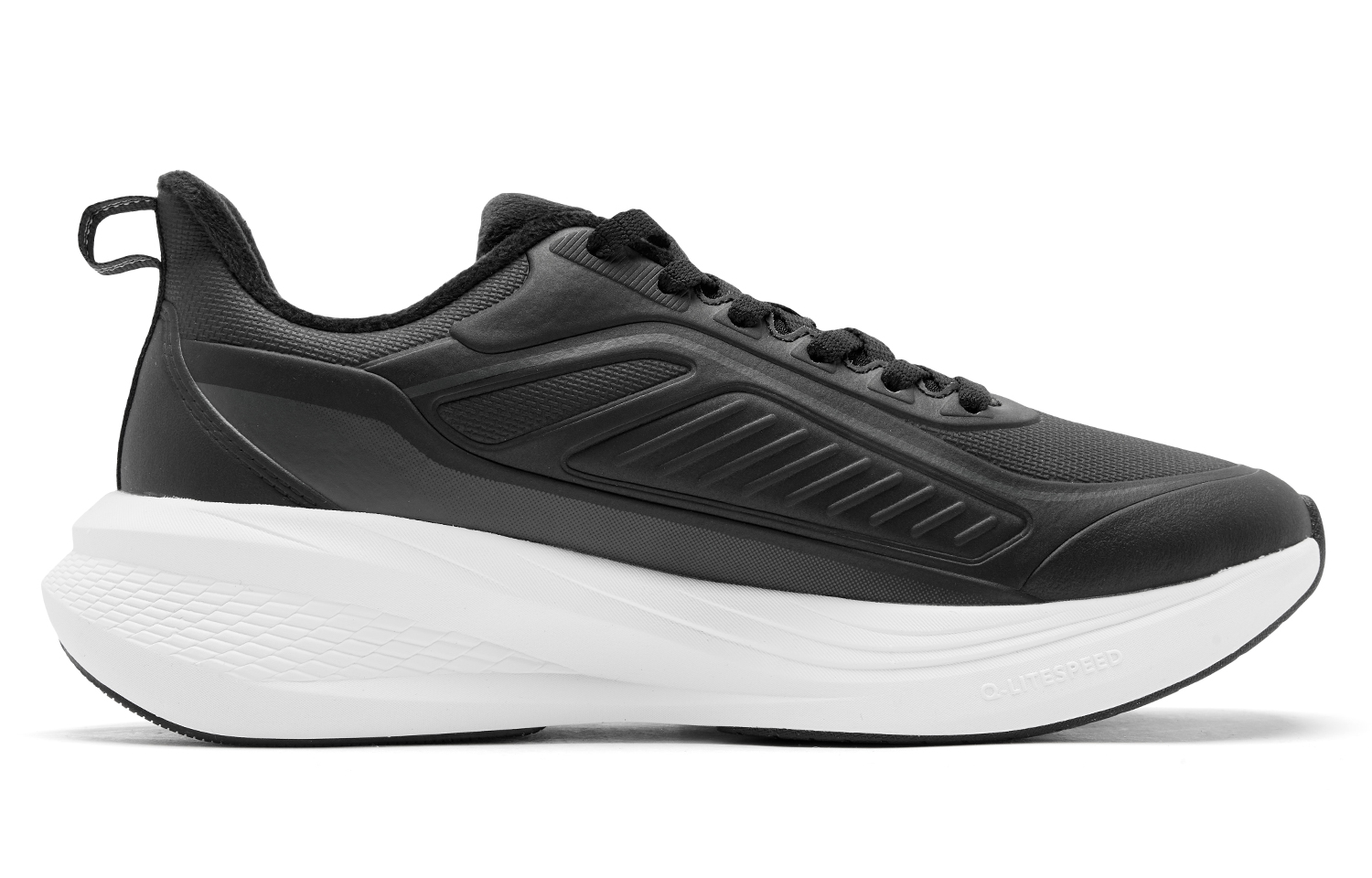 QIAODAN Rainwing 4.0 Leather Upper, Fleece Lined, Warm Cotton Shoes, Sports, Comfortable, Versatile