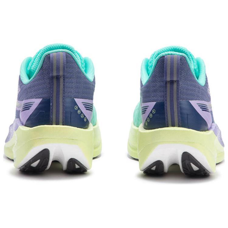 361° Flame 2ET Low top Rubber, Double Layer Aliphatic ETPU Training Running Shoes Unisex Blue Purple
